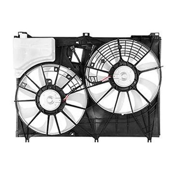 Engine Cooling Fan Assembly w/Towing Pkg Motor/Blade/Shroud Assy for Toyota Highlander 2014-2019