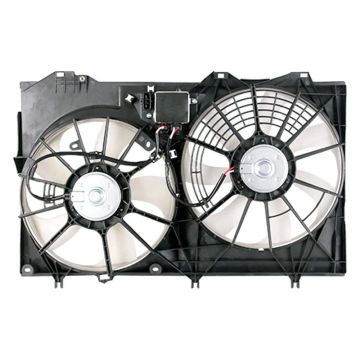 Engine Cooling Fan Assembly Motor/Blade/Shroud Dual Fan Assembly for Toyota Sienna 2017-2020