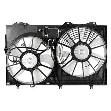 Engine Cooling Fan Assembly Motor/Blade/Shroud/Control Module Dual Fan Assembly for Toyota Sienna 2017-2020