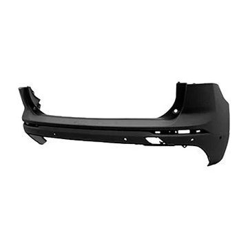 Bumper Cover Rear w/o Chrome Slots w/Parking Aid Sensors Primed for Volvo XC60 T6 Momentum T8 Momentum T5 Momentum 2018-2020