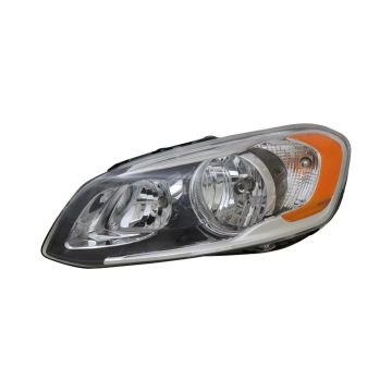 Headlight Assembly Composite Left Halogen CAPA for Volvo XC60 2014-2017