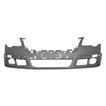 Bumper Cover Front w/o Park Sensor w/o Headlamp Washer Primed for Volkswagen Passat 2006-2010