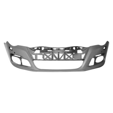 Bumper Cover Front w/o Headlamp Washer w/o Parking Aid Primed for Volkswagen CC Sport Luxury Lux Lux Limited Lux Plus 2009-2012