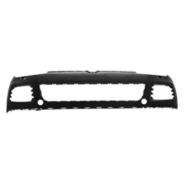 Bumper Cover Front w/Headlamp Washer Cutout w/Spoiler Holes Primed for Volkswagen Touareg Hybrid TDI VR6 V6 V8 R-Line 2011-2014