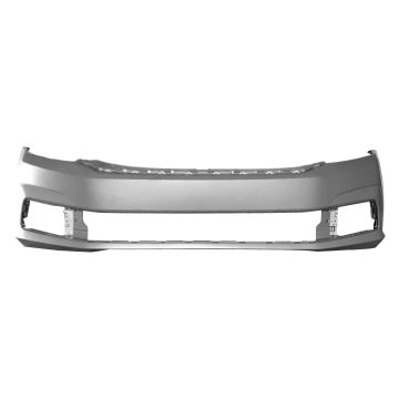 Bumper Cover Front Primed CAPA for Volkswagen Passat S Base Sportline Trendline Highline Comfortline Execline SE SEL SEL Premium Trendline+ V6 GT Wolfsburg Edition SE R-Line 2016-2019