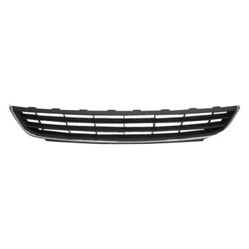 Bumper Cover Grille Front Black/Chrome for Volkswagen Jetta 2011-2014