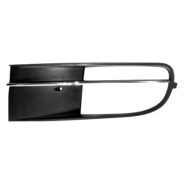 Bumper Insert Front Left Fog Lamp Bezel Assembly w/Fog Lamps Chrome/Black for Volkswagen Beetle 2012-2016