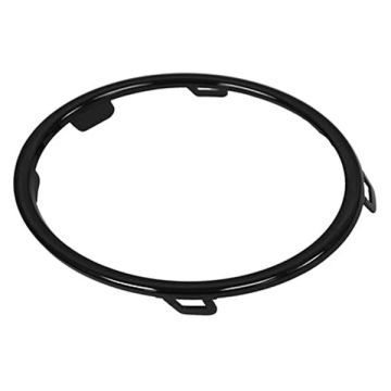 Bumper Insert Front Left Fog Lamp Ring Bezel w/Fog Lamps Black for Volkswagen Golf 2010-2014
