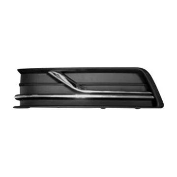 Bumper Insert Front Left Outer Grille w/o Fog Lamps for Volkswagen Passat 2016-2019