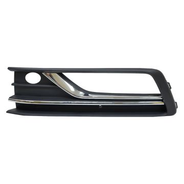 Bumper Insert Front Left Outer Grille w/Fog Lamps w/Block Heater for Volkswagen Passat 2016-2019