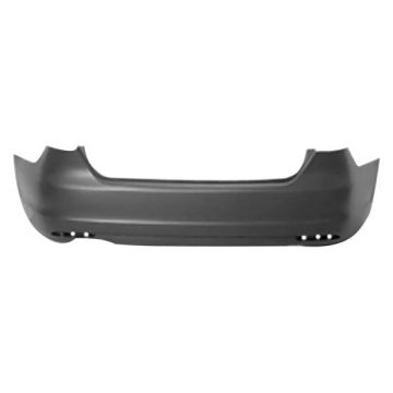 Bumper Cover Rear w/o GLI w/o Parking Assist Primed for Volkswagen Jetta 2011-2014