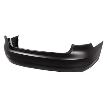 Bumper Cover Rear w/o Molding Groove Primed CAPA for Volkswagen Passat 2012-2015