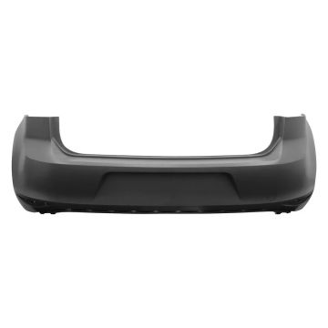 Bumper Cover Rear w/o Parallel Park Assist Primed for Volkswagen Golf 2015-2017