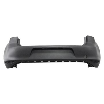 Bumper Cover Rear w/o Parallel Park Assist Primed CAPA for Volkswagen Golf 2015-2017