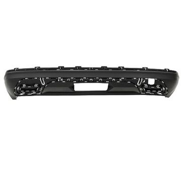 Bumper Cover Rear Lower w/o R-Line Pkg w/o Parking Aid w/Trailer Hitch Black for Volkswagen Atlas 2018-2020
