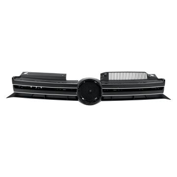 Grille Assembly From 3-11 w/Chrome for Volkswagen Golf Jetta