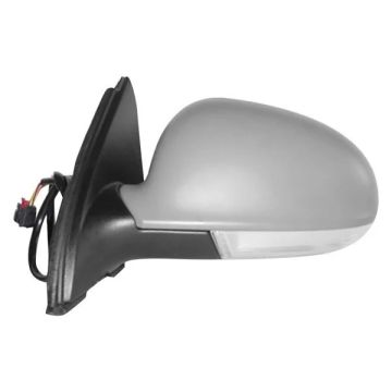 Door Mirror Assembly Left Power Heated w/Signal Lamp w/o Puddle Lamp for Volkswagen Jetta 2005-2010