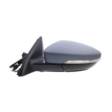 Door Mirror Assembly Left Power Heated w/Signal Lamp w/o Memory for Volkswagen Jetta 2011-2015