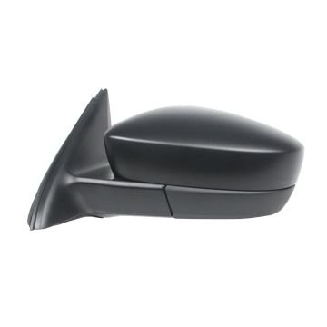 Door Mirror Assembly Left Power Heated w/o Signal Lamp w/o Lane Change Assist w/Cover Textured for Volkswagen Jetta 2011-2018