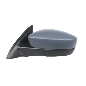 Door Mirror Assembly Left Power Heated w/o Signal Lamp w/o Lane Change Assist w/Cover for Volkswagen Jetta 2011-2018
