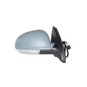 Door Mirror Assembly Right Power Heated w/Signal Lamp w/Puddle Lamp for Volkswagen Jetta 2005-2010
