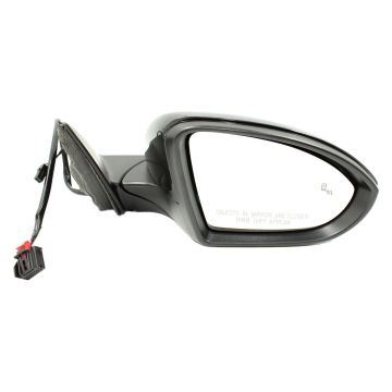 Door Mirror Right w/Blind Spot Detection w/o Signal Lamps w/Cover for Volkswagen Jetta 2019-2023