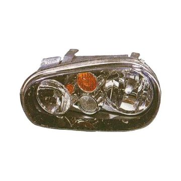 Headlight Assembly Composite Left 2 Type 4 w/Black Bezel 10th Anniversary Edition w/Fog Lamps for Volkswagen Golf 2003-2007