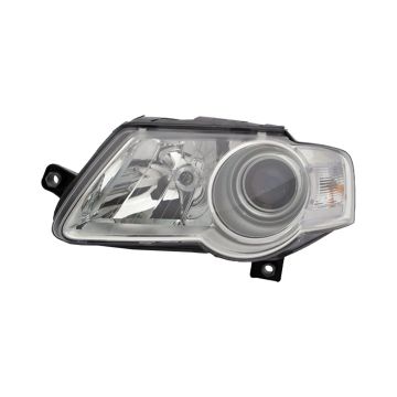 Headlight Assembly Composite Left Halogen Hella Brand for Volkswagen Passat 2006-2010