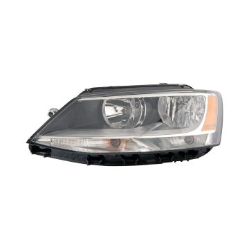 Headlight Assembly Composite Left for Volkswagen Jetta Sedan 2011-2016