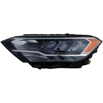 Headlight Assembly Composite Left Composite Type w/o Black Edged Lens CAPA for Volkswagen Jetta 2019-2023