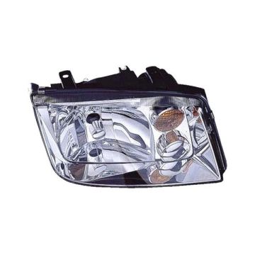 Headlight Assembly Composite Right w/o Fog Lamps Type 4 From VIN# 2108642 for Volkswagen Jetta 2002-2005