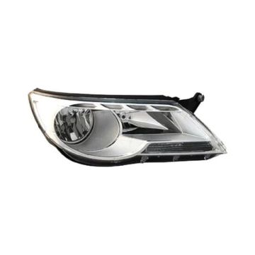 Headlight Assembly Composite Right Halogen From VIN 902501 CAPA for Volkswagen Tiguan 2009-2011