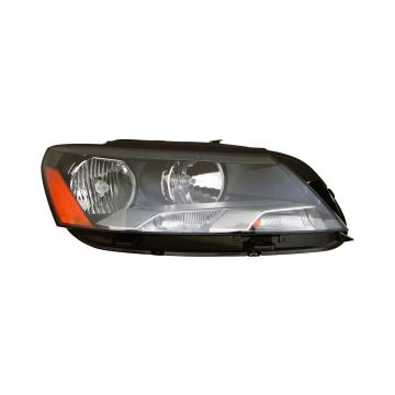 Headlight Assembly Composite Right Halogen From 2-21-11 for Volkswagen Passat 2012-2015