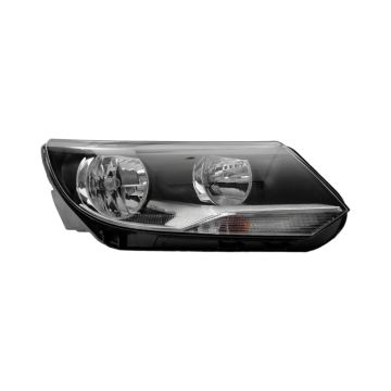 Headlight Assembly Composite Right Halogen CAPA for Volkswagen Tiguan Tiguan Limited