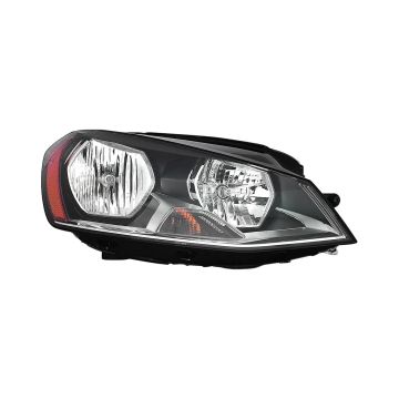 Headlight Assembly Composite Right To 6-29-14 Halogen for Volkswagen e-Golf Golf GTI