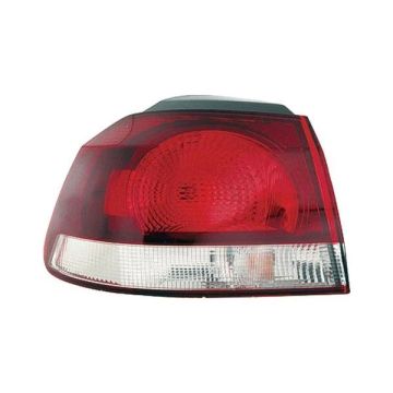 Tail Light Assembly Left Outer w/o Rear Fog Lamp w/o LED Lamps Hella Brand Lens/Housing Only for Volkswagen Golf GTI