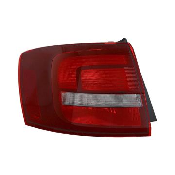Tail Light Assembly Left Outer w/o LED w/Rear Fog Lamp for Volkswagen Jetta Sedan 2011-2018