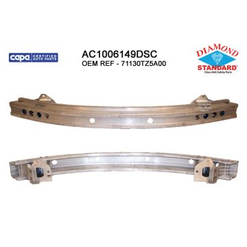Bumper Cover Reinforcement Front CAPA for Acura MDX Honda Pilot