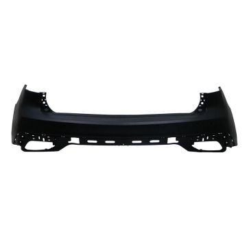 Bumper Cover Rear w/o Lane Keep Assist Primed CAPA for Acura MDX 2014-2016