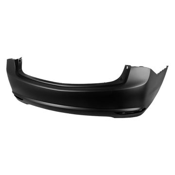 Bumper Cover Rear w/o Advance Pkg w/o Parking Sensors Primed for Acura TLX 2015-2020
