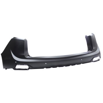 Bumper Cover Rear Upper w/Parking Sensors Primed CAPA for Acura RDX 2019-2021