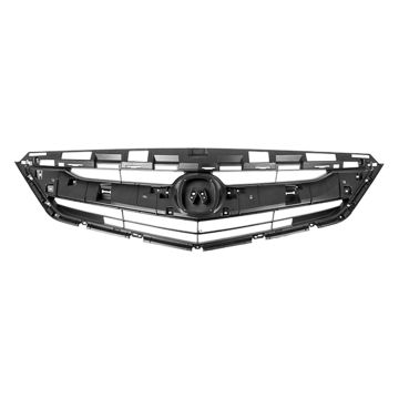 Grille Assembly w/o Adaptive Cruise Control Black for Acura ILX 2016-2018