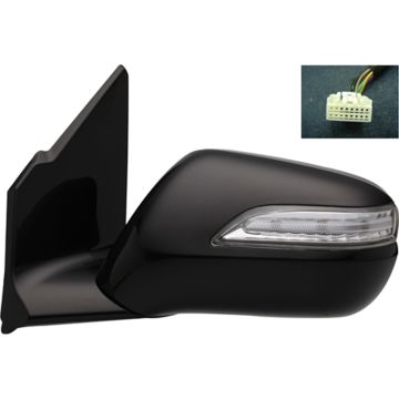 Door Mirror Assembly Left Power Heated w/Signal Lamps w/Memory for Acura MDX 2010-2013