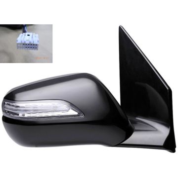 Door Mirror Assembly Right Power w/o Power Liftgate Black w/Cover for Acura MDX 2007-2009