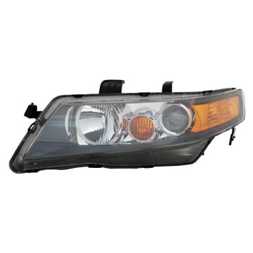 Headlight Assembly Composite Left CAPA for Acura TSX 2006-2008