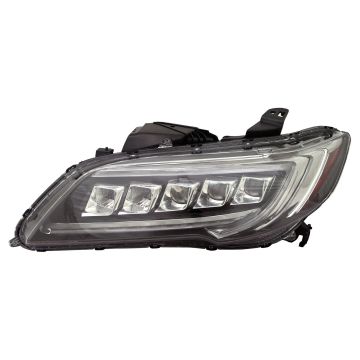Headlight Assembly Composite Left LED CAPA for Acura RDX 2016-2018