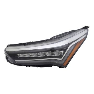 Headlight Assembly Composite Left LED w/o Adaptive Headlamps CAPA for Acura RDX Base Tech 2019-2021