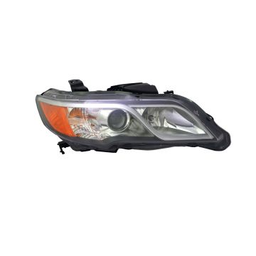 Headlight Assembly Composite Right HID w/High-Beam Bulb w/Signal Lamp No HID Components for Acura RDX 2013-2015