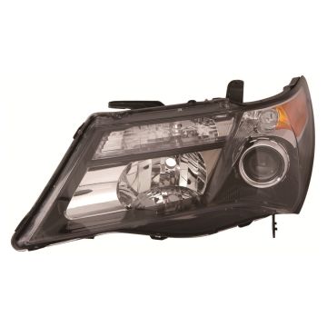 Headlight Lens Housing Left HID CAPA for Acura MDX Base 2010-2013