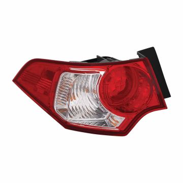 Tail Light Assembly Left CAPA for Acura TSX Sedan 2009-2010